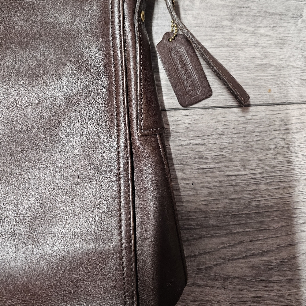 Coach Bags Monterey Brown Leather Flap Crossbody Bag Vintage Crossbody - Picture 3 of 13